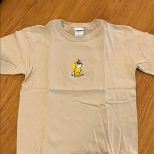 “Me cool” youth t shirt tan